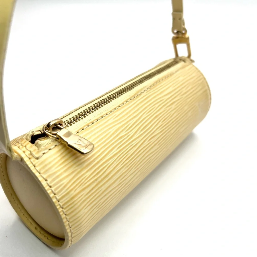 Louis Vuitton Papillon Pochette Barrel Bag in Vanilla Epi Leather